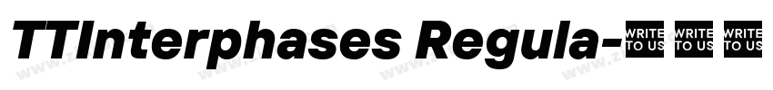 TTInterphases Regula字体转换 TTInterphases Regula字体转换